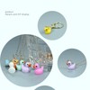 Hsupez Pack of 120 Miniature Colourful Ducks, Mini Resin Ducks,