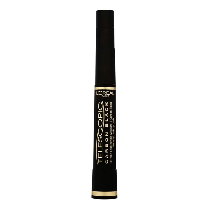 Máscara Para Pestañas L'oréal Telescopic Carbon Black 8 Ml