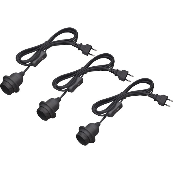 Meister Lamp Holder E27 - 3.5 m - Black -