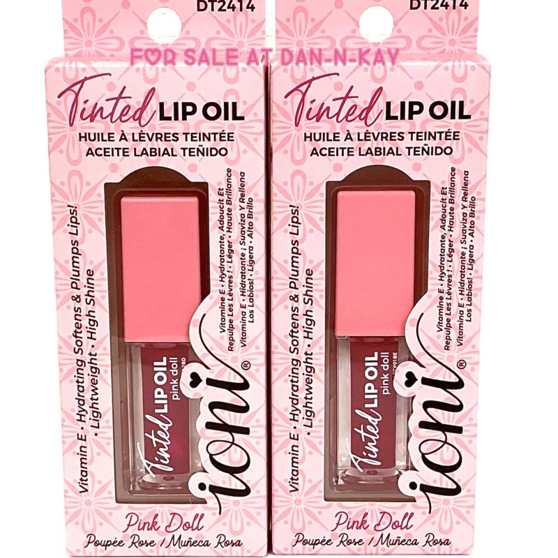 Ioni Tinted Lip Oil Shade- Pink Doll Softens & Plumps