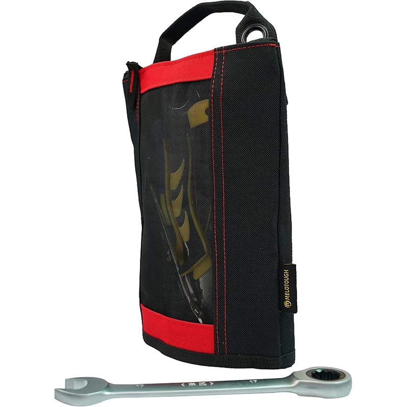 MELOTOUGH Fastener Bag Utility Canvas Zipper Tool Bag Heavy Duty