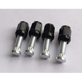 WANTONE RACING Wheel Stud and Black Nut Kit 85-1080 Replacement for 2016+ Can-Am UTV Defender HD5 HD8 HD9 HD10, Maverick Trail 800 1000 Sport Front or Rear & Commander Rear Left