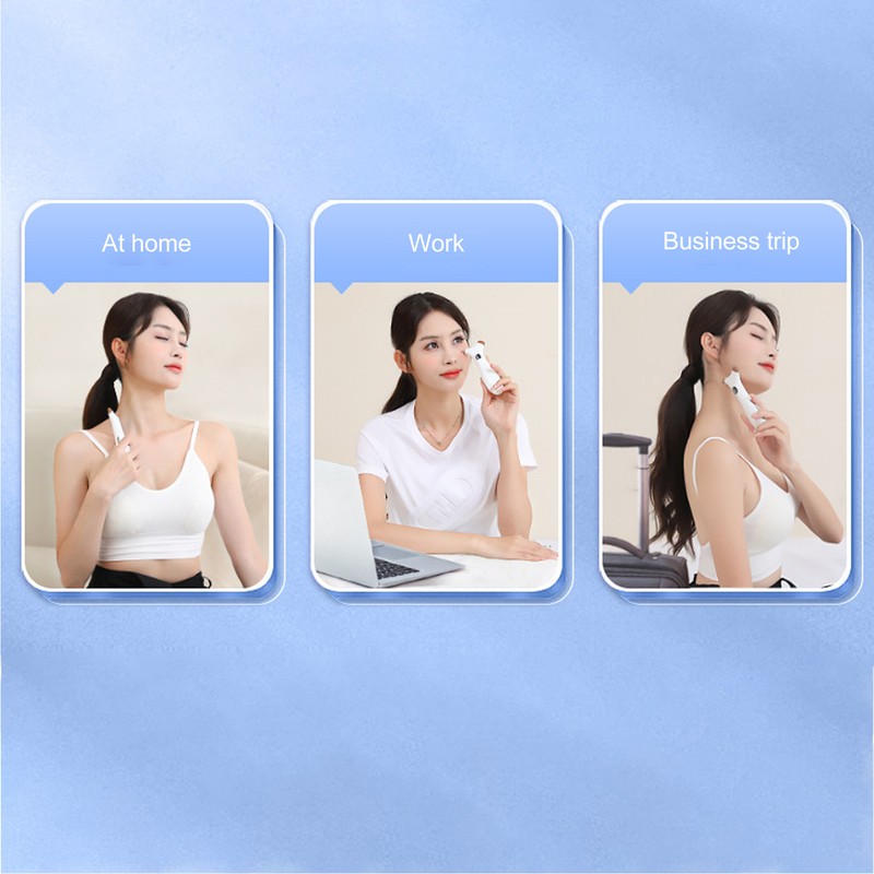 Electric Acupoint Massage Pen Heating Microfrequency Vibration Pluse Eye Relaxtion