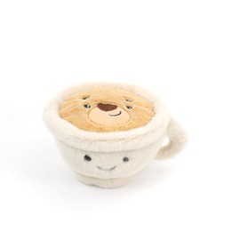 RECUR Plush Cappuccino Coffee Cup Stuffed Animals,Soft Food Plush,Cute Plushie 8 Inches,Adorable Gift for All Ages