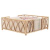 Boston International Arch Design Lunch Napkin Holder Caddy, Gold Leaf