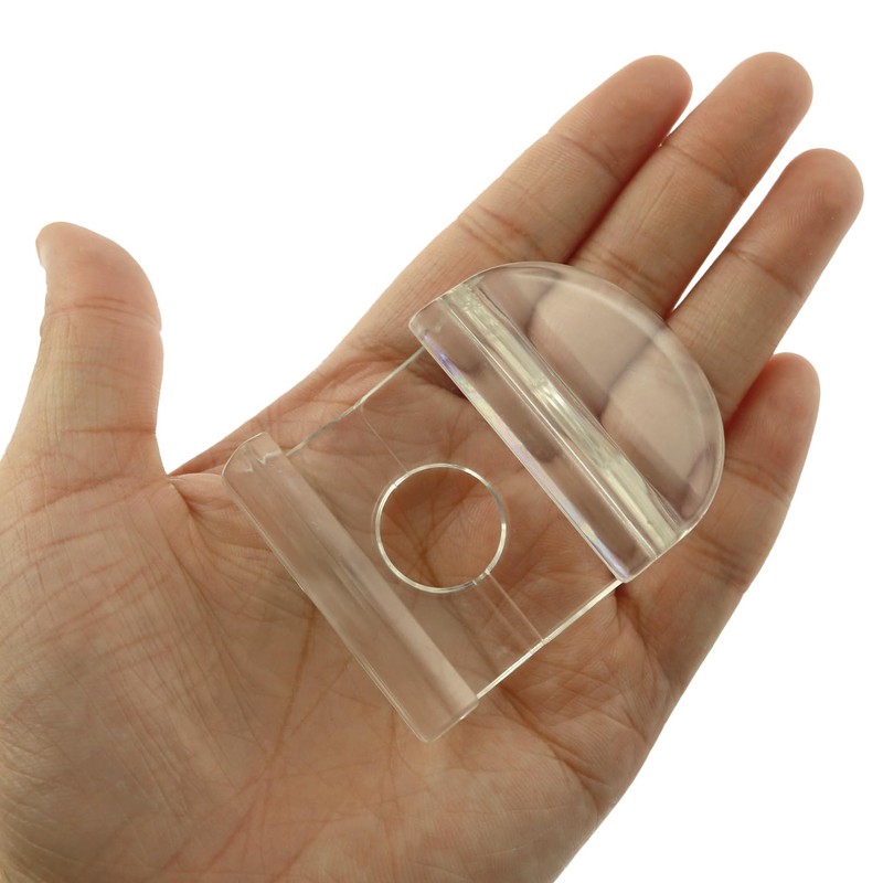 YYangz 10PCS Transparent Cordless Blinds Handles for PVC, Roller Blinds