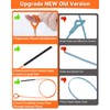 35 Inch Anti-break Metal Drain Snake, 6PCS Hair Clog Remover