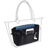 VANCORE Purse Organizer Insert with 13 Pockets, Zippered Top Insert