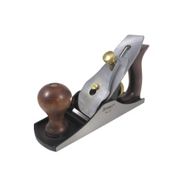 Taytools 469614 Smoothing Bench Hand Plane #4, 9-3/4 Inch Sole, Ductile Cast Body, Lapped Sides and Bottom, Blade RHC 55-60, Sapele Handle and Tote