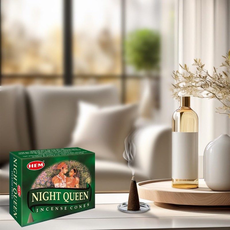 HEM Incense Night Queen Cone Type 1 Case (1 box