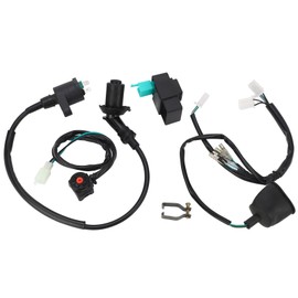 Ignition Coil CDI Wiring Harness with Cut Off Switch Flexible Fast Response Fit for 50cc to 160cc Pit Dirt Bike