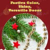 Christmas Bead Chain 10M, Luxury Plastic Garland, Xmas Tree Hanging