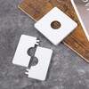 Ymapinc 2-Pack Plumbing Cover Plates, 1.1-Inch Diameter Hole, ABS Escutcheon