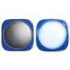 LoafNest Panache Premium Enameled Cast Iron Griddle Pan (Blue Gradient).