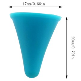 E-outstanding Knitting Needles Cap 50PCS Mixed Color Cone Shaped Soft Rubber Knitting Needle Point Protectors Crochet Stopper Needle Tip Cover for DIY Sewing Knitting Craft Large