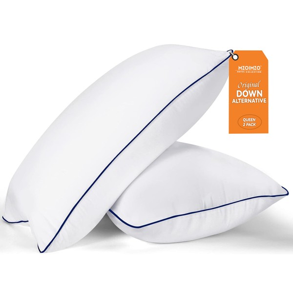 MZOIMZO Bed Pillows for Sleeping- Medium Soft, Queen Size Set