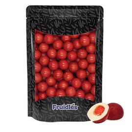 Fruidles Very Cherry Sour Filled Gum Balls Fruit Flavored, Candy Buffet Treats, Machine Size Refills, Kosher Certified Parve, 1" Inch (2 Pounds)