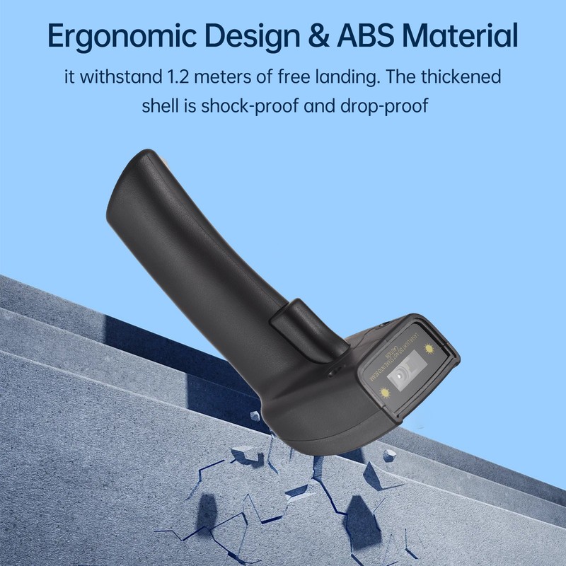 Barcode Scanner USB Plug and Play Portable Handheld Barcode Reader