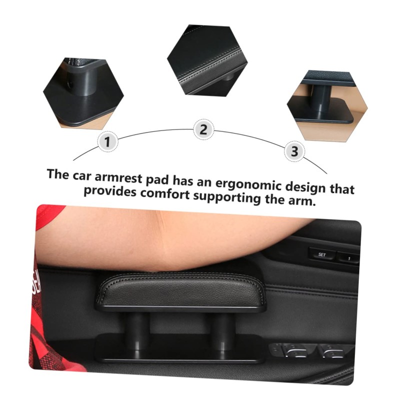 CHILDWEET Car Armrest Pad Ergonomic Protective Cushion for for Driver