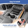 RT-TCZ for Chevy Silverado Chrome Center Console Trim Frame Cover