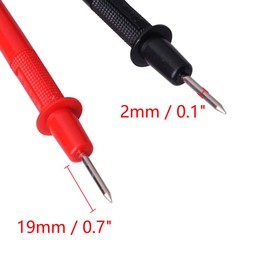 COMOK 2 Pair 27inch Long Multimeter Test Lead Probe Wire Cable with Banana Plug for Dc Power Supply 1000v