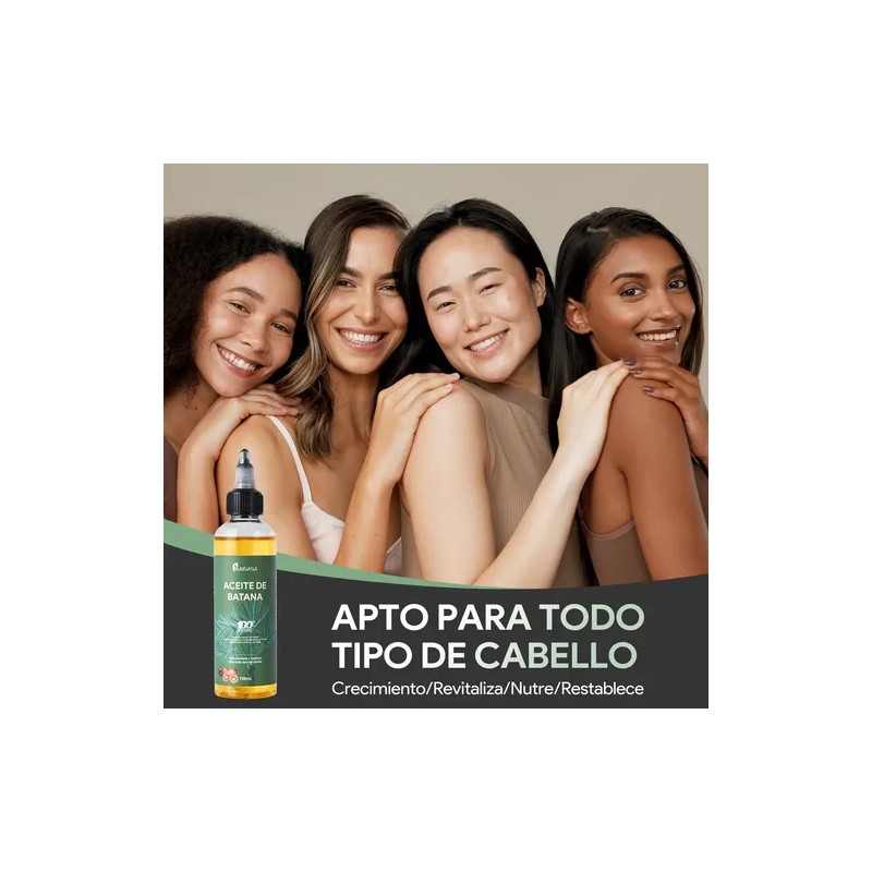 Aceite KAISASA de Batana para Crecimiento del Cabello, Piel y