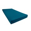 Visaggio Microfibre Fitted Sheet 90-100 x 200 cm Petrol Microfibre
