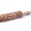 OLETNY Embossed Rolling Pins, 3D Rolling Pin Pattern with Design