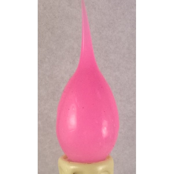 On The Bright Side Primitive Silicone Dipped 5 Watt Light Bulb - Pack of 6 - Pink