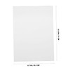 TEHAUX 100pcs Clear Plastic Laminating Sheets Protection Film High Transparency