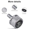 Motorcycle Rear Mudguard Seat Screw, Skull Design 1/4"-20 Thread Seat