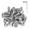 FCZDQ M8-1.25 x 55mm Countersunk Bolts Flat Head Hex Socket