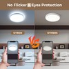 OTREN LED Flat Ceiling Light, 6500 K Round Bathroom Lamp,