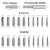 Screw Extractor Set, 22 Pieces Damaged Screw Remover Set, HSS