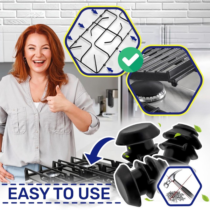 20 Pieces Rubber Feet for the Cooking Hob Grate with