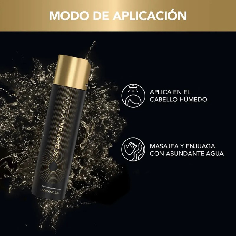 Shampoo Dark Oil Brillo Suavidad 250ml Sebastian