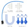 WESUA 3/4 Clear PVC U Trap Pipe Fitting Connector for
