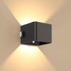 LUTEC Motion Sensor Wall Light, 5000mAh Rechargeable Battery Powered Wall