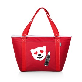PICNIC TIME Coca-Cola Emoji Topanga Tote Cooler Bag, Soft Cooler Bag, Picnic Cooler, (Red)
