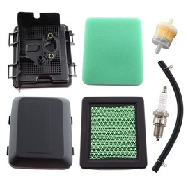 MCHNIC Air Filter Cover Air Filter Housing for Honda GC135 GCV135 GC160 GCV160 GCV160LA GC190LA GCV190 Engine HRB216 HRS216 HRR216 HRT216 HRZ216 Lawnmower Replacement 17231-Z 0-000 17220-ZM0-000