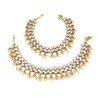 Duel On Jewel Indian Bridal Anklet Payal Set for Women,