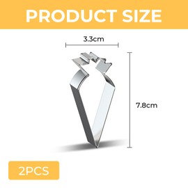 2 Stück Ausstechformen Kinder Zuckertüten,Plätzchen Ausstecher Schultüte Groß Keksausstecher Schulanfang Tortendeko Cookie Cutter,Ausstechform Einschulung Edelstahl Backform Keksformen für Bäcker