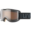 Uvex Erwachsene skyper Pola Skibrille, Black Met Mat, One Size