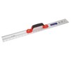Aluminum Straight Edge Ruler with Handle Bubble Metal Centimeter Inch