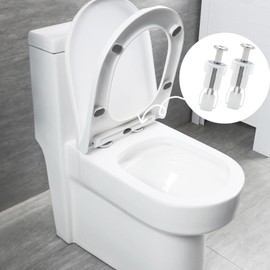 Toilet Seat Bolts | Downlock Nuts Bolts Set - Toilet Seat Tightening Fastener for Floor Mount Fastening Replacement and Installation