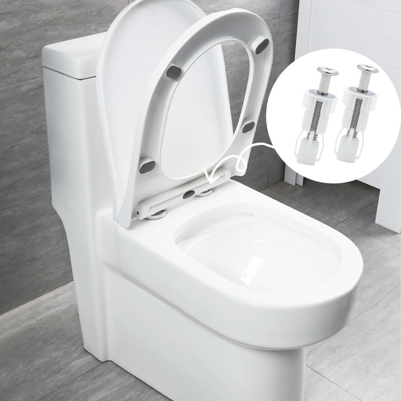 Toilet Seat Bolts | Downlock Nuts Bolts Set - Toilet