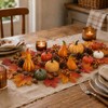 Autumn Pumpkin Decorations,Artificial Fall Maple Leaves Thanksgiving Decor