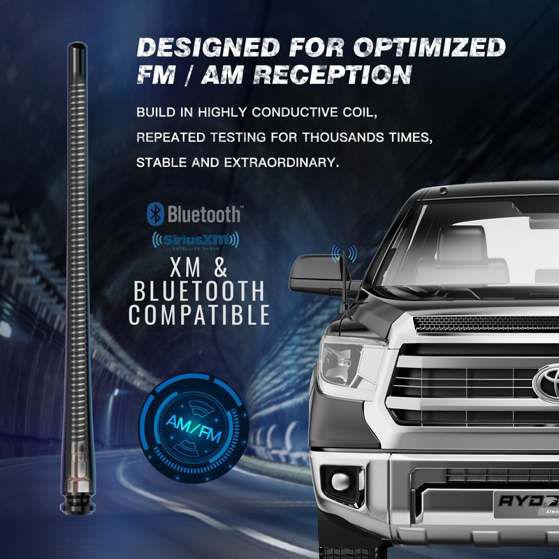 RYDONAIR Antena a prueba de lavado de coche compatible con