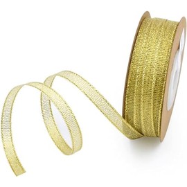 Gold Metallic Organza Ribbon 3mm Christmas Wrap Presents Crafts Jewellery Making Fashion Charms Decoration Jewelry Buy 3 & GET 1 Free (3mm - 20 Yards, Gold)