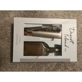 TYME Desert Island Kit, Pro Iron & Paddle Brush (Rose Gold)